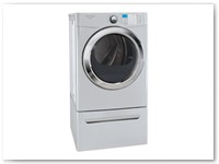 Dryer 5 - Silver Grey 7.0 cu ft High Efficiency Front Load Dryer w/ Pedestal